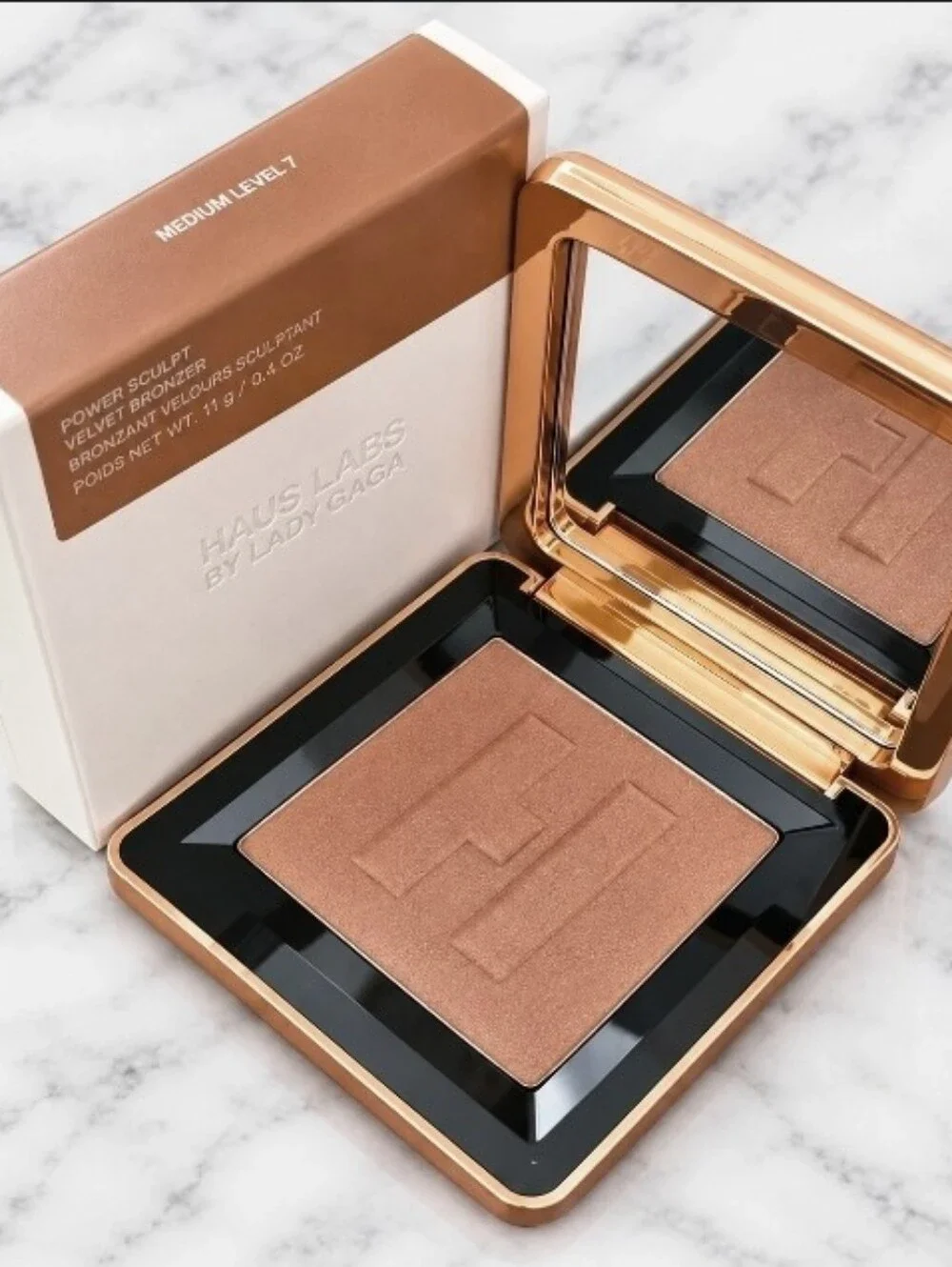 Haus Labs MEDIUM LEVEL 7 Power Sculpt Velvet Bronzer .42 oz FULL SIZE NIB!
